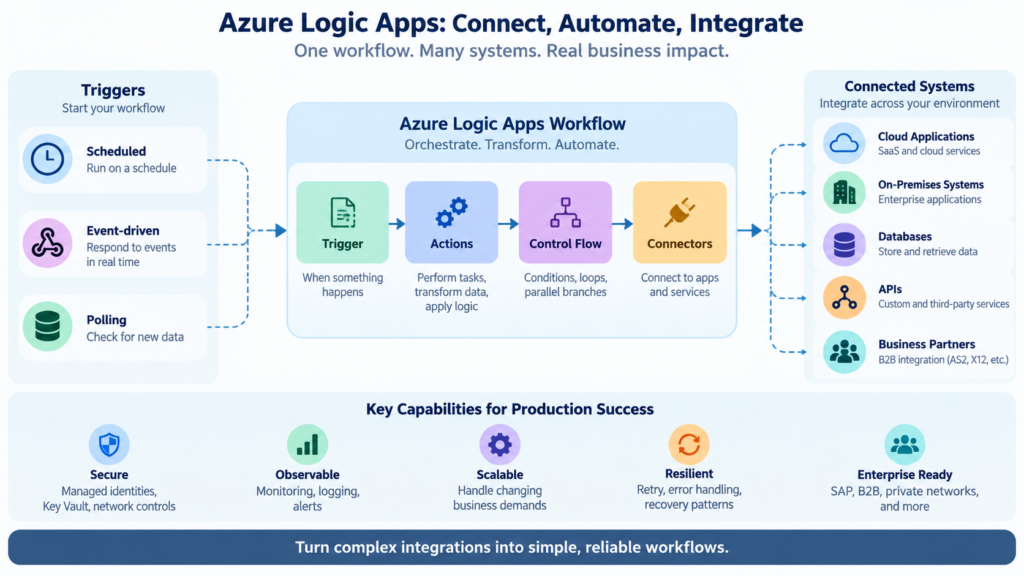 Azure Logic Apps Architecture Flow